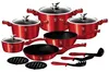 Berlinger Haus Granit Topfset Bh-1226 Rot Metallic Line 15 Produktbild-Vorschau 6