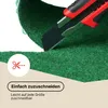 Tapiso Rasenteppich PEMBA Grün Höhe: 4mm Balkon Terrasse Produktbild-Vorschau 5