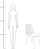 Velurová židle obývací židle jídelní židle křeslo 44x52x85 Náhled obrázku produktu 6