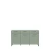 Sideboard >SILBA< in (Salbei grün), 3 Türen, 3 Voir les images du produit 3