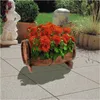 Holz-Pflanzfässer 3er-Set Blumentopf Pflanzkasten Produktbild-Vorschau 2