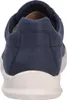 The back view of a blue sneaker. Produktbild-Vorschau