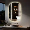 S'AFIELINA 95×60 cm Badspiegel mit Beleuchtung Oval LED Produktbild-Vorschau 2