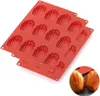 Madeleine-Förmchen 3 Stück, Silikonform Mit 9 Mulden, Für Produktbild-Vorschau 1