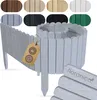 Floranica dřevěný obrubník záhonu 40 x 200 cm stříbrný Náhled obrázku produktu 1