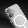 Close-up of the back of a clear phone case with a magnetic ring. Produktbild-Vorschau