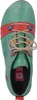 A top-down view of a green shoe with red and yellow accents. Anteprima dell’immagine prodotto