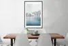 MuchoWow® Gerahmtes Poster Winter - Wasser - Schnee 60x90 Produktbild-Vorschau 3