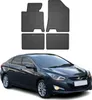 2011-2019 Hyundai i40 Tapis de sol en caoutchouc noir 4 Voir les images du produit 1