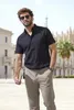 H.I.S. Kurzarmhemd mit Button-down-Kragen schwarz Größe XL Produktbild-Vorschau 3