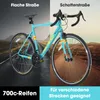 Hiland 28 Zoll Rennrad 14 Gang, Aluminium Rahmen 700c Produktbild-Vorschau 6
