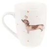Tazza Clayre & Eef 300 ml Beige Brown Porcellana Bassotto Anteprima dell’immagine prodotto 2