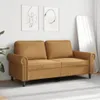 vidaXL 2-Sitzer-Sofa Braun 140 cm Samt Produktbild-Vorschau 3