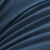 A close-up view of dark blue fabric with folds and texture. Produktbild-Vorschau