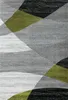 Teppich Geometrisches Muster Meliert in Grün Grau Weiß Produktbild-Vorschau 4