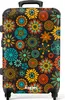 NoBoringSuitcases.com® Großer Koffer - Boho - Blumen - Produktbild-Vorschau 1