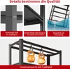 H160cm 5-Etagen Metallregal 650kg Tragkraft,Industrielles Produktbild-Vorschau 4