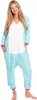 Nikcorp Jumpsuit Pyjama Damen Kinder Onesie Pegasus Blau L Produktbild-Vorschau 2