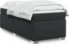 vidaXL Boxspringbett mit Matratze Schwarz 100x200 cm Produktbild-Vorschau 2
