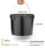 Garronda Seau avec couvercle 10 L pour le stockage de Voir les images du produit 3