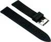 Uhrenarmband Silikon schwarz mit blauer Ziernaht Minott Produktbild-Vorschau 1