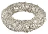 Dekokranz Holz Deko Rattan Natur Weiß Ø40cm H9,5cm - Shabby Produktbild-Vorschau 3