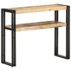 A console table with two shelves on a white background. Podgląd zdjęcia produktu