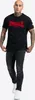 Herren T-Shirt normale Passform LL008 ONE TONE Black/Red L Produktbild-Vorschau 3