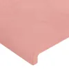 vidaXL Testiera Rosa 90x5x78/88 cm Velluto Anteprima dell’immagine prodotto 4
