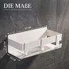 DEKAZIA® Duschablage ohne Bohren Weiß – Duschregal Produktbild-Vorschau 9