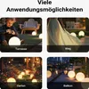 Wiltec Kugelleuchte Ø 30 cm mit Erdspieß, Gartenleuchte 40 Produktbild-Vorschau 8