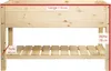 mgc24 Hochbeet Massiv L 118x40x78cm Kiefernholz natur Produktbild-Vorschau 2