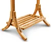 Porte-serviettes sur pied en bambou Voir les images du produit 1