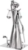 A metal sculpture of Justitia, the Roman goddess of justice, holding scales and a sword, with a snake at her base. Náhľad obrázku produktu