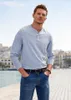 H.I.S. Langarmshirt - Henleyshirt langarm 2 -teilig Produktbild-Vorschau 2