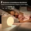 Mondlampe mit Tageslichtwecker, 2 Wecker, Mondlicht RGB 8 Produktbild-Vorschau 3