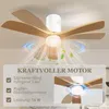 Deckenventilator mit Beleuchtung und Fernbedienung 117 cm Produktbild-Vorschau 6