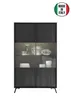 Moderne Design-Vitrine für Wohnzimmer, 2 Glastüren, Modell Produktbild-Vorschau 7