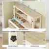 PawHut Hamsterkäfig aus Holz 100 x 50 x 84 cm Nagerkäfig 3 Produktbild-Vorschau 5
