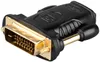 Goobay 68931 Adaptateur HDMI™/DVI-D, doré, 1 pc. en sachet Voir les images du produit 1