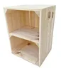 Holzkiste mit Regal - 40x30x24 cm - Dekorative Produktbild-Vorschau 1
