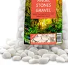 Eco Plant Angel Stones 1kg - białe kamienie otoczak 10-40mm Podgląd zdjęcia produktu 2
