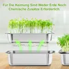 Sprossenglas & Keimschale Set,Edelstahl Keimgerät für Produktbild-Vorschau 2