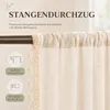 2 Stück Boho Scheibengardine mit Quasten Halbtransparent Produktbild-Vorschau 5
