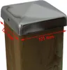 Pfostenkappe Edelstahl 121 mm Pyramide Abdeckkappe für Produktbild-Vorschau 2