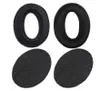 Four headphone ear pads are displayed against a white background. Produktbild-Vorschau