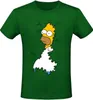 Die Simpsons T-Shirt Herren Homer grün Fan-Merch, Filme Produktbild-Vorschau 1