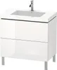 Waschtischunterbau L-CUBE m WT Vero Air 698x800x480mm o HL Produktbild-Vorschau 1