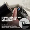 A hand is shown rinsing a part of a product under running water, with text overlays describing its features. Náhled obrázku produktu