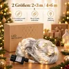 3X2m 200 LED Lichterkette Netz Lichternetz Warmweiß mit Produktbild-Vorschau 9